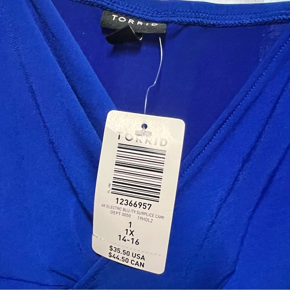 TORRID Studio Knit Surplice Babydoll Cami - Picture 5 of 7